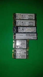 SSD (M2/MSATA ) Festplatten 6 Stück Bundle - defekt an Bastler - Afbeelding 1 van 2