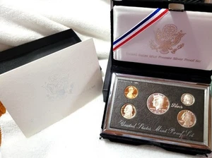 *1997 US MINT PREMIER SILVER PROOF SET, GOP & COA #G18 - Picture 1 of 7