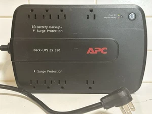 APC Back-UPS ES 550 BE550G 8-Outlet Battery Back Up Surge Protector, NO BATTERY - Picture 1 of 4