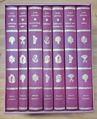 Jane Austen Boxed Set - 7 volumes Folio Society Foto 1 de 4
