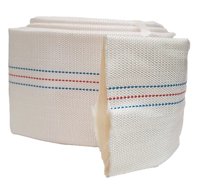 Manguera de lona de descarga de agua 3" x 30 pies, blanca Foto 1 de 4