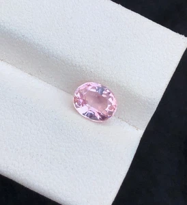 Piedra preciosa pérdida turmalina rosa corte natural de Afganistán 1,11 quilates. - Imagen 1 de 9