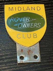Insignia de auto club clásico para propietarios de Midland Rover {¿LAND ROVER?) - Imagen 1 de 4