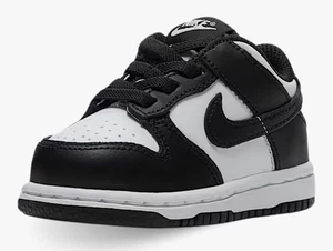 NIKE DUNK LOW Sneaker WHITE/BLACK-WHITE SIZE 7 C Shoes for Toddler Kid's NEW - Picture 1 of 21