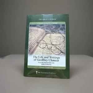 The Great Courses Life & Writings of Geoffrey Chaucer 6 CD + Book Course *NEW* - Picture 1 of 2