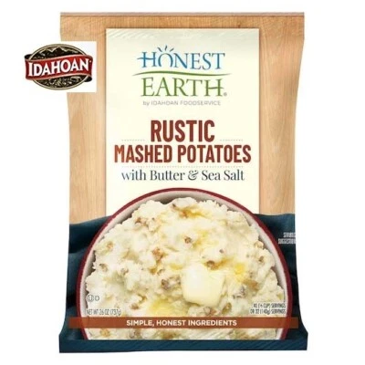 Puré de papas rústico IDAHOAN Honest Earth con mantequilla y sal marina 26 oz. (737g) Foto 1 de 3