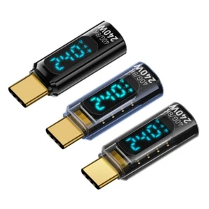 Quickly USB C Adapter 240W with LED Display for Electronic Gadgets - Photo 1/11