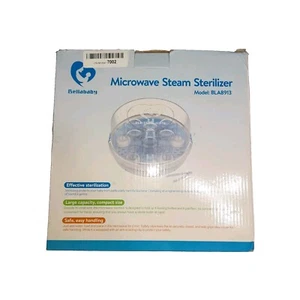 Baby Bottle sterilizer Microwave Steam Sterilizer for Baby Bottles, Pacifier,... - Picture 1 of 6