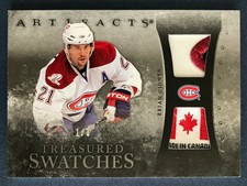 BRIAN GIONTA 2010-11 ARTIFACTS TREASURED SWATCHES DUAL TAG PATCH #1/3  44622