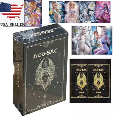 Anime Waifu Goddess ACG SAC 4 Premium Spicy Booster Box Tarjetas Coleccionables TCG Nuevo EE. UU. Foto 1 de 4