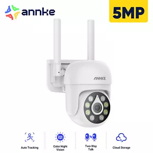 ANNKE 5MP Wireless WiFi Security Camera Two Way Audio PTZ Color Night Vision - Picture 1 of 13