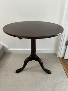 Georgian Antique Circa 1750 Mahogany Bird Cage Tripod Table - Picture 1 of 11