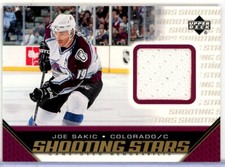 2005-06 Upper Deck Shooting Stars Jerseys #SJS Joe Sakic - Colorado Avalanche