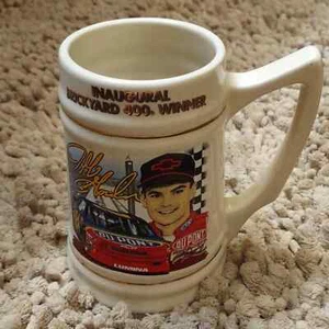 Jeff Gordon Inaugural Brickyard 400 Race Winner Beer Stein Stats Collectible - Picture 1 of 6