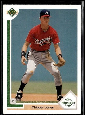 Chipper Jones 1991 Upper Deck #55 novato Atlanta Braves Foto 1 de 2
