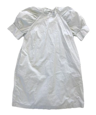 Vestido túnica Prologue 100 % algodón verde manga corta cuello alto bolsillo XXL Foto 1 de 4