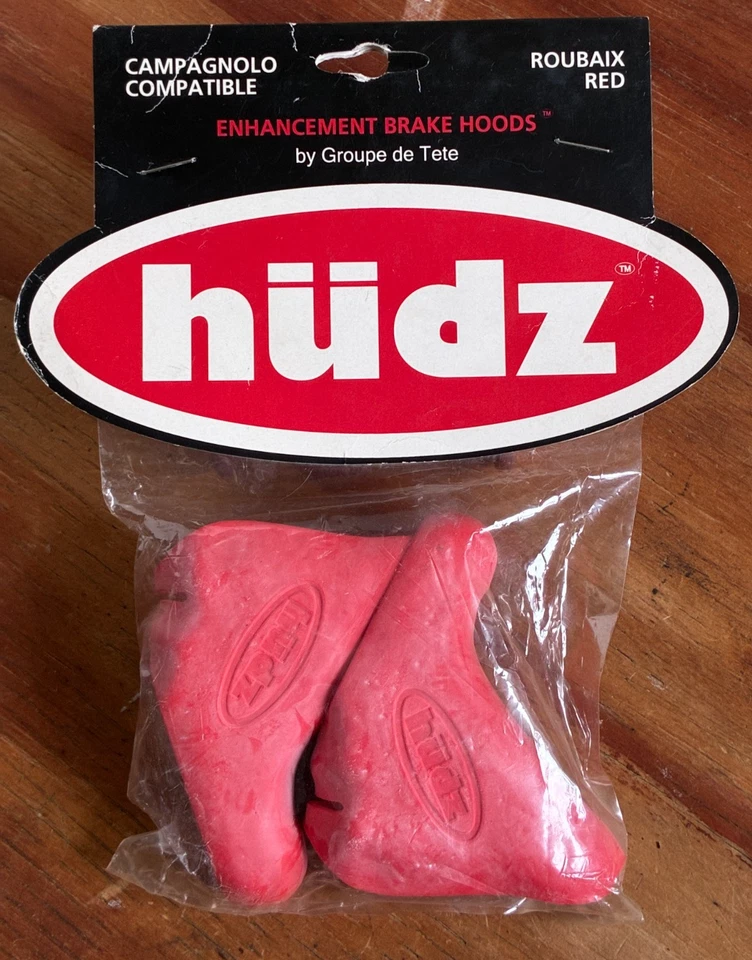 Novo Hudz Campagnolo 10s Capuzes de Alavanca de Freio Roubaix Vermelho Macio no Pacote Fabricado nos EUA - Imagem 1 de 4