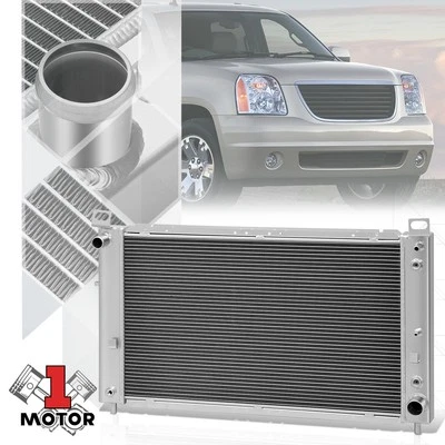全铝制散热器适用于 99-13 吉姆西育空 Sierra 凯迪拉克雪佛兰 Sonora 4.8L 5.3L — 第 1/4 张图片