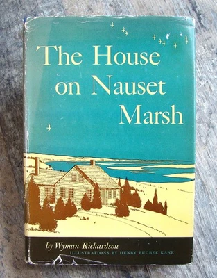 House On Nauset Marsh 𓅯1955 Vintage𓅮 Richardson Massachusetts Cape Cod Illust - Imagem 1 de 4