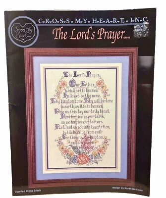 Cross My Heart Inc Lords Prayer Counted Cross Stitch Pattern - Image 1 of 3