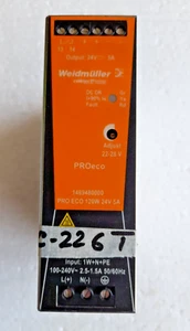 WEIDMULLER 1469480000 PROeco 120W 24V 5A NEW - CHINA - Picture 1 of 3
