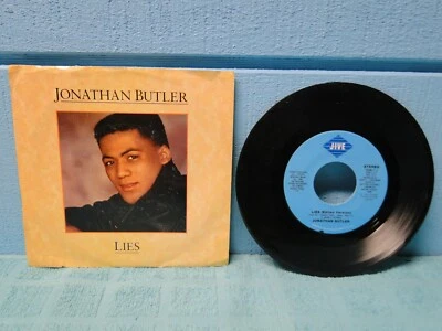 Jonathan Butler Lies Picture Sleeve 7" 45 RPM Single -EXTRA 45s SHIP FREE Foto 1 de 2