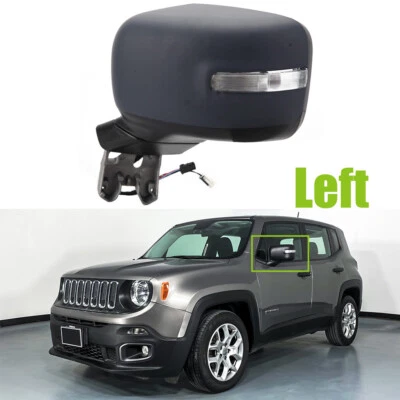 Espejo retrovisor eléctrico lado izquierdo sin lámpara de señal térmica 1 pieza para Jeep Renegade 2015-2018 Foto 1 de 4