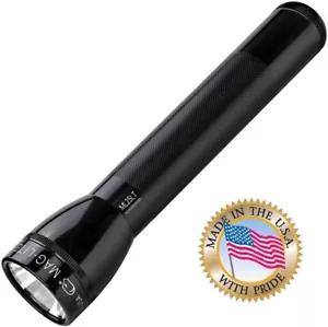 Mag-lite Flashlight LED 25LT Black Police Style 3C Free S&H USA - Picture 1 of 3