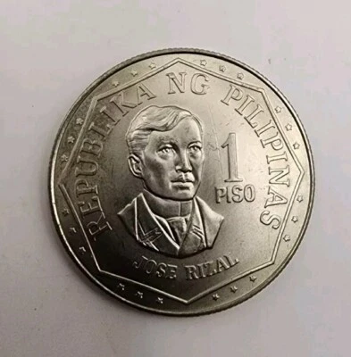 Filipinas Raro Tipo 1975 1 PISO Dr. José Rizal. Franklint Edición Como Nueva. UNC. Foto 1 de 4