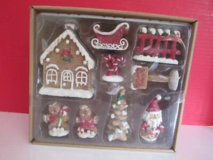 Neu HOBBY LOBBY LEBKUCHEN FIGURENSET - NORDPOL BÄCKEREI WEIHNACHTSDORF NB - Bild 1 von 6