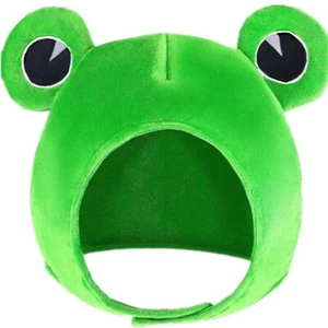 TRIXES Frog Hat with Large Novelty Eyes - Novelty Fancy Dress Costume - Picture 1 of 10