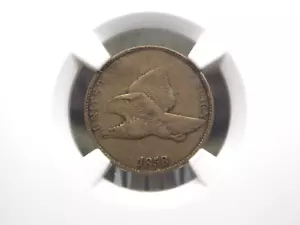1858 Flying Eagle Cent *LARGE LETTERS* 1c NGC VF30 #057 Very Fine *STACKS* ECC&C - Picture 1 of 5