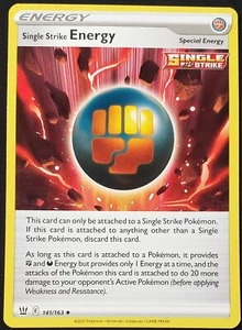 Single Strike Energy Pokémon TCG Battle Styles 141/163 Uncommon NM - Picture 1 of 2