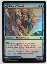 MTG Zendikar Rising UMARA WIZARD // UMARA SKYFALLS 086/280 U FOIL M/NM