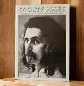 Society Pages International FRANK ZAPPA Issue 11 Book Music Magazine Feb 1992