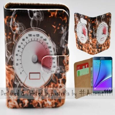 For Samsung Galaxy Note Series - Speed Flame Theme Print Mobile Phone Case Cover - image 1 of 3