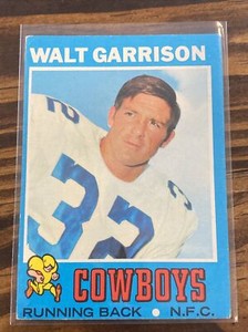 1971 TOPPS #8 WALT GARRISON EXMT (RC) COWBOYS
