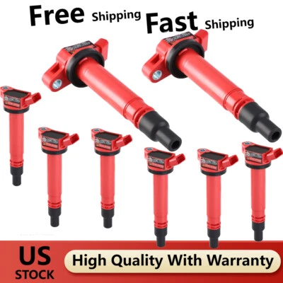 8x Bobinas de Ignição para Toyota Sequoia 2007-10 2008-09 Toyota COROLLA 2.0L UF507 - Imagem 1 de 4
