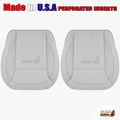 2016 - 2018 Mercedes Benz GLE550 GL550e Left & Right Bottoms Leather Cover Gray - Imagem 1 de 4