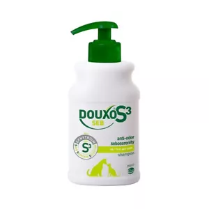 More details for douxo s3 seb antidandruff antiodour oily skin dog and cat shampoo - 200ml