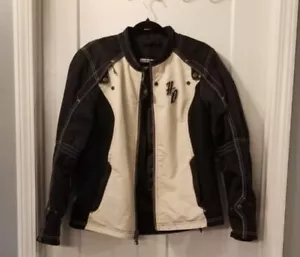 Harley Davidson Damen XL Riding Gear Motorradjacke mit durchgehendem Reißverschluss - Bild 1 von 14