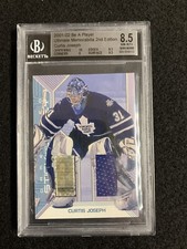 2001/02 Be A Player Ultimate Memorabilia 2nd Edition Curtis Joseph Beckett 8.5