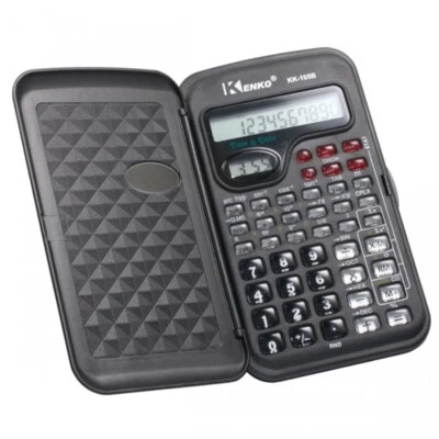 ICT Zs- MINI CALCOLATRICE SCIENTIFICA KK-105B KENKO POCKET SCIENTIFIC CALCULATOR TAS