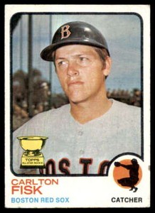 1973 TOPPS CARLTON FISK BOSTON RED SOX #193  VG-EX X5573