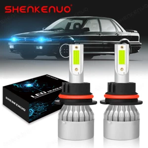 For MITSUBISHI GALANT 2004-09 - 2X 9007 HB5 8000K LED Headlight Bulbs Hi/Lo BEAM - Picture 1 of 12