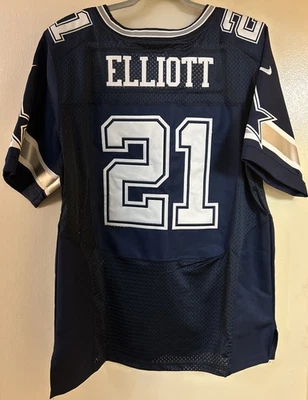 Camiseta vintage NIKE NFL EZEKIEL ELLIOTT Dallas Cowboys 44/M azul marino/casi cosida Foto 1 de 4