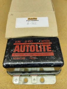 AutoLite 8-722 Voltage Regulator Rebuilt Made in USA - Picture 1 of 9