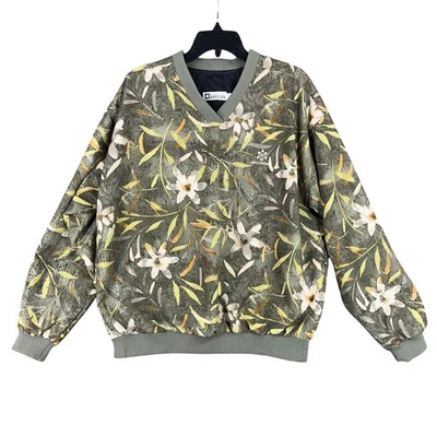 Pullover de golf Lady Divots Wachesaw para mujer L floral Resortcore Country Club Foto 1 de 4