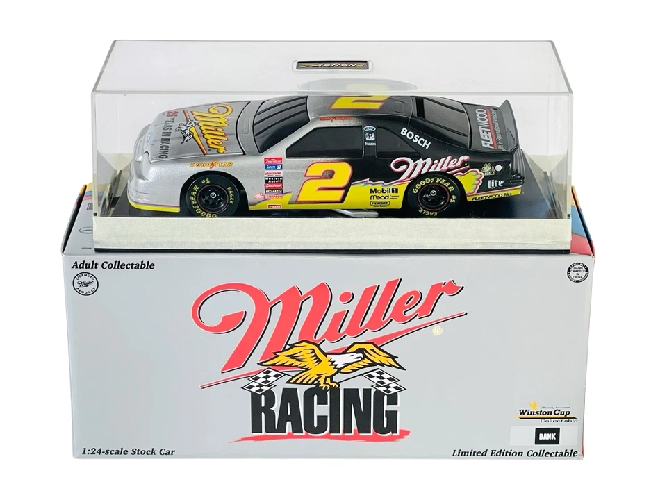 Acción NASCAR #2 Miller Racing Rusty Wallace ~ Nuevo Stock Antiguo 1:24 Die Cast Foto 1 de 4