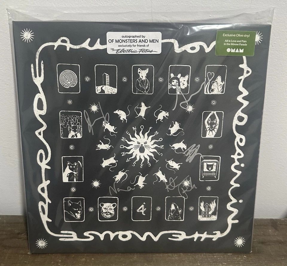 OF MONSTERS AND MEN All Is Love and Pain in the Mouse Parade SIGNED Vinyl 2LP 🆕 - Imagem 1 de 2